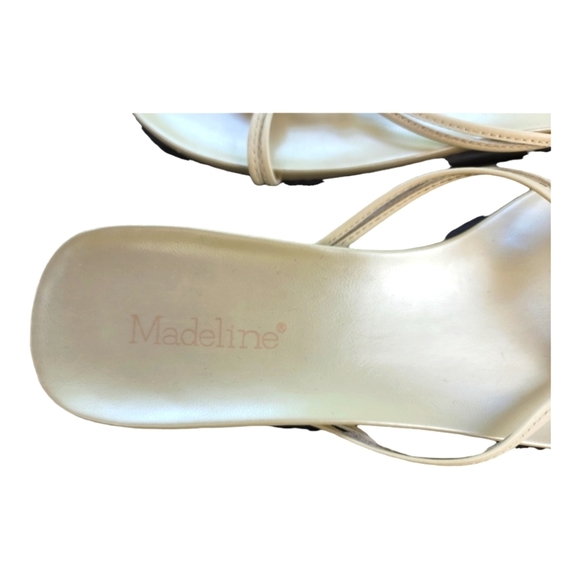 MADELINE Rubber Sole Thong Slide Strappy Tortoise sandal  9 - Picture 9 of 9